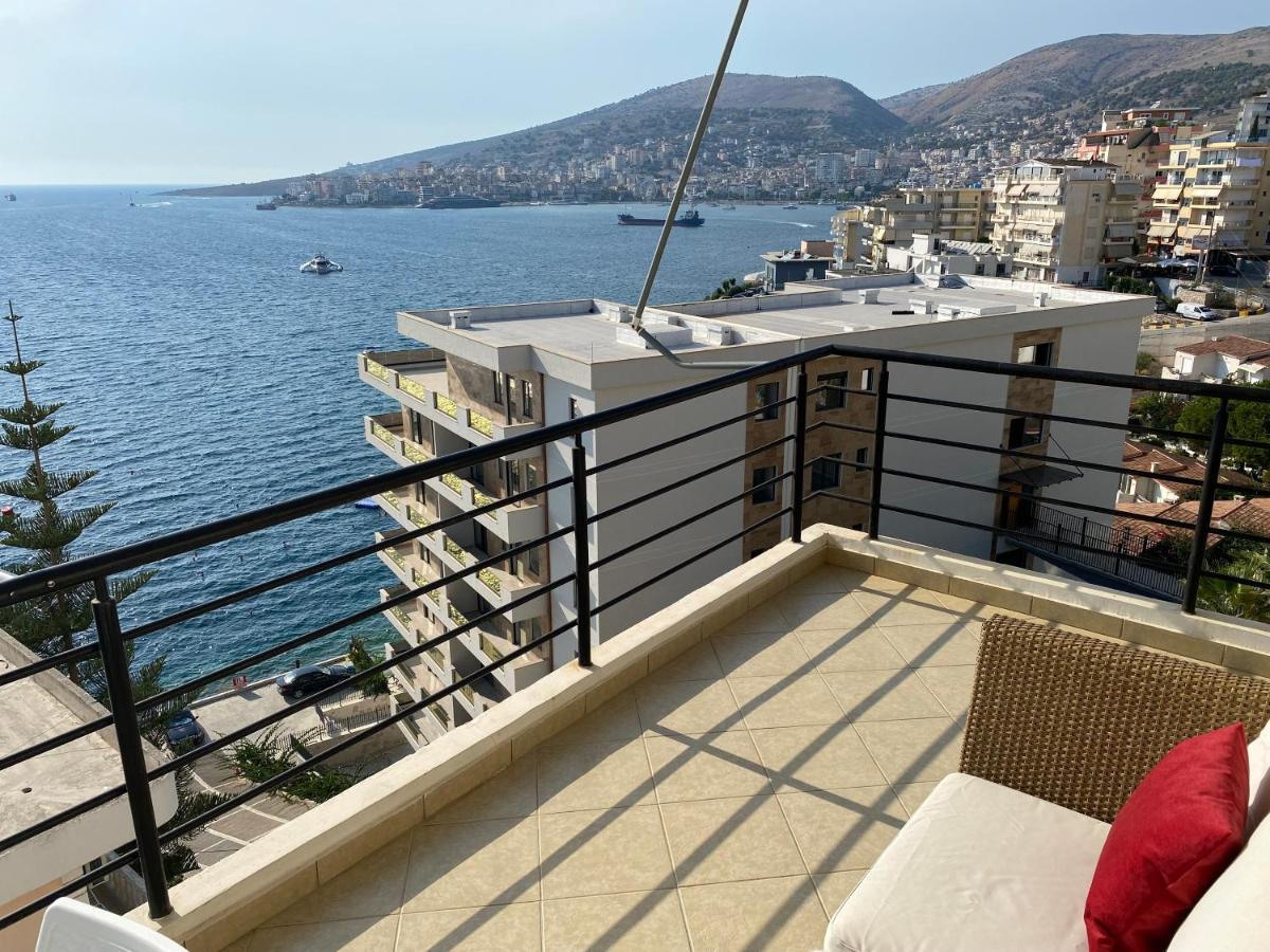 Apartment With Huge Sea View Balcony Saranda Zewnętrze zdjęcie
