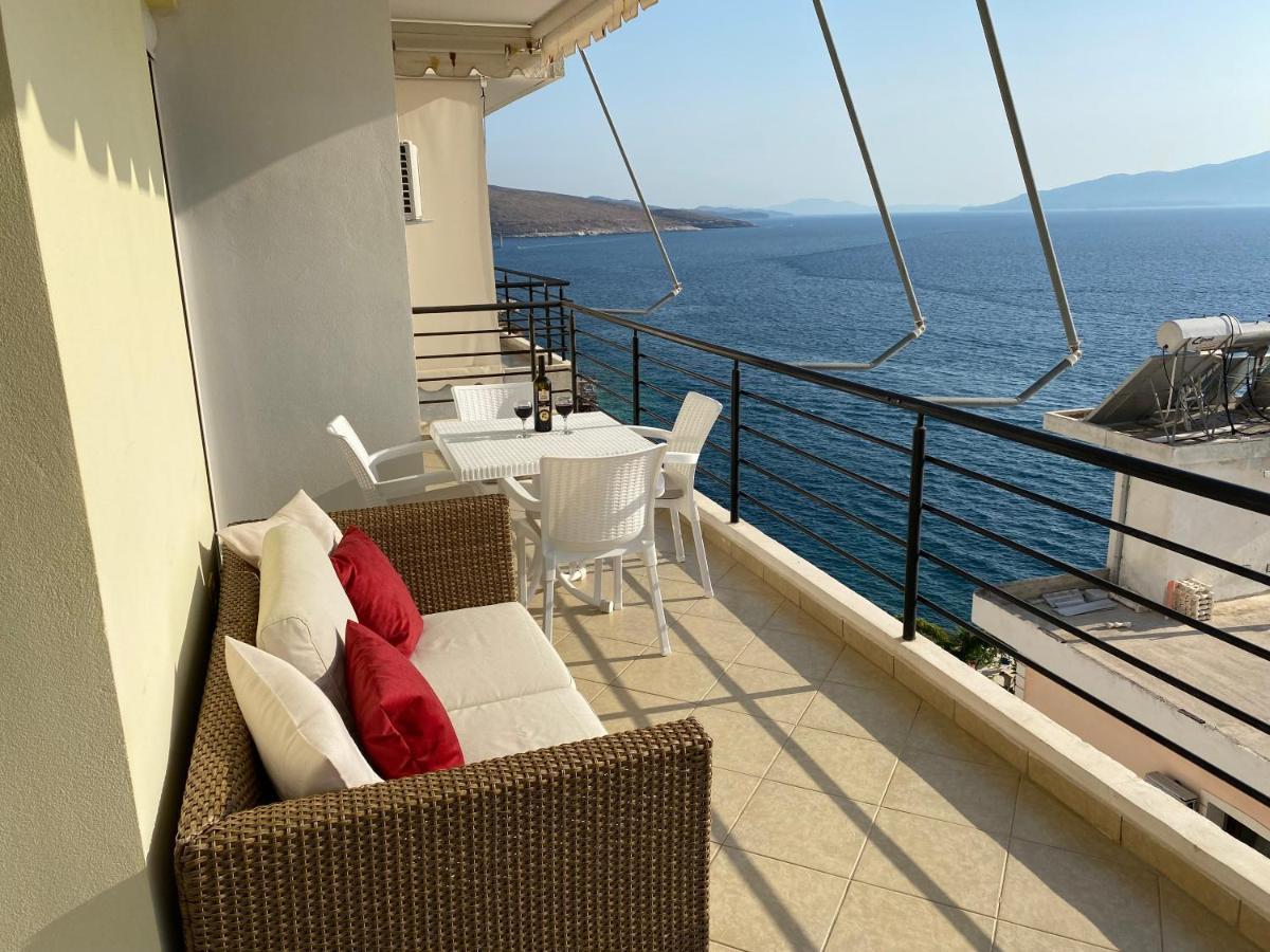 Apartment With Huge Sea View Balcony Saranda Zewnętrze zdjęcie