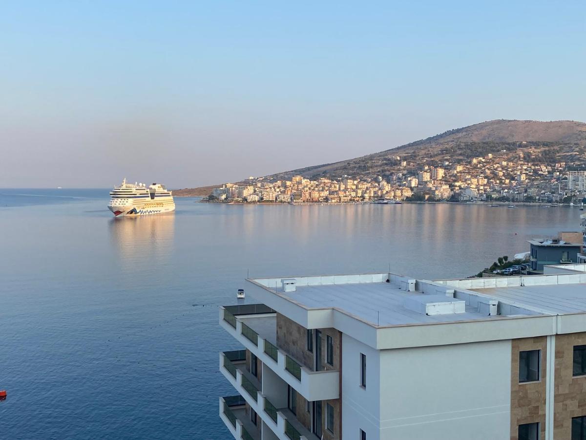 Apartment With Huge Sea View Balcony Saranda Zewnętrze zdjęcie