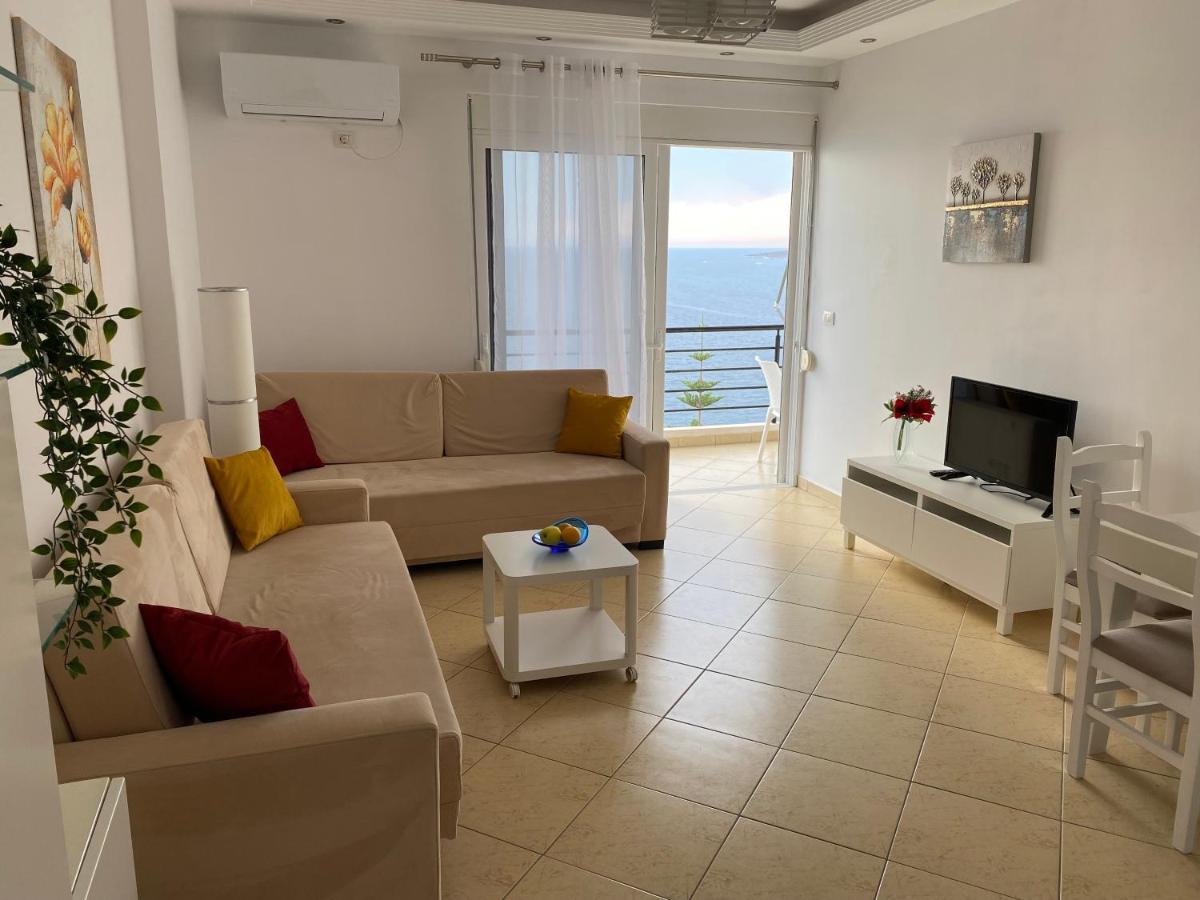 Apartment With Huge Sea View Balcony Saranda Zewnętrze zdjęcie